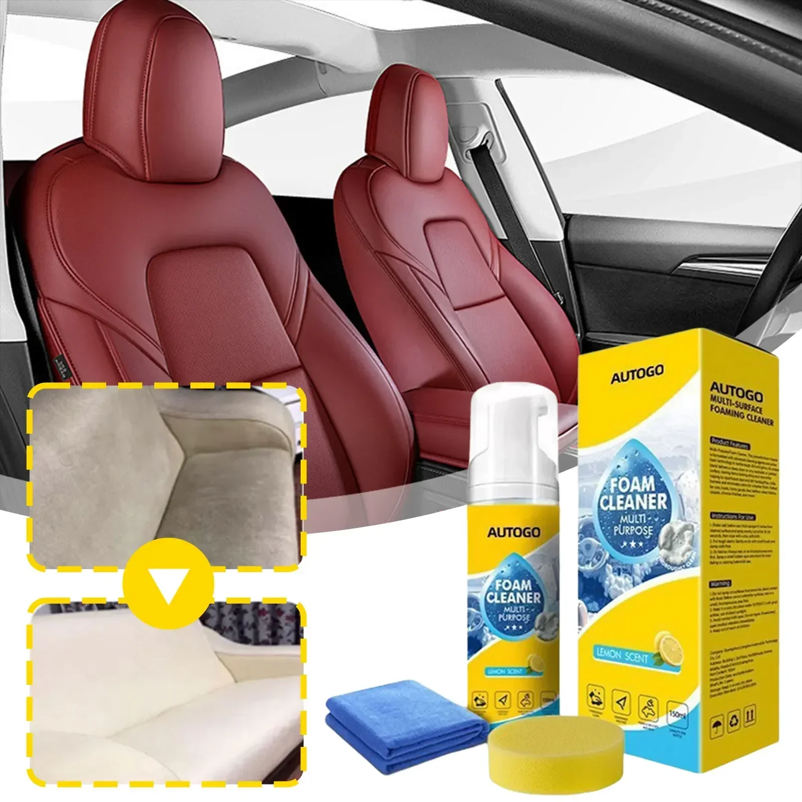 Sneaker Care Products - Limpador de espuma multiuso 150ml para