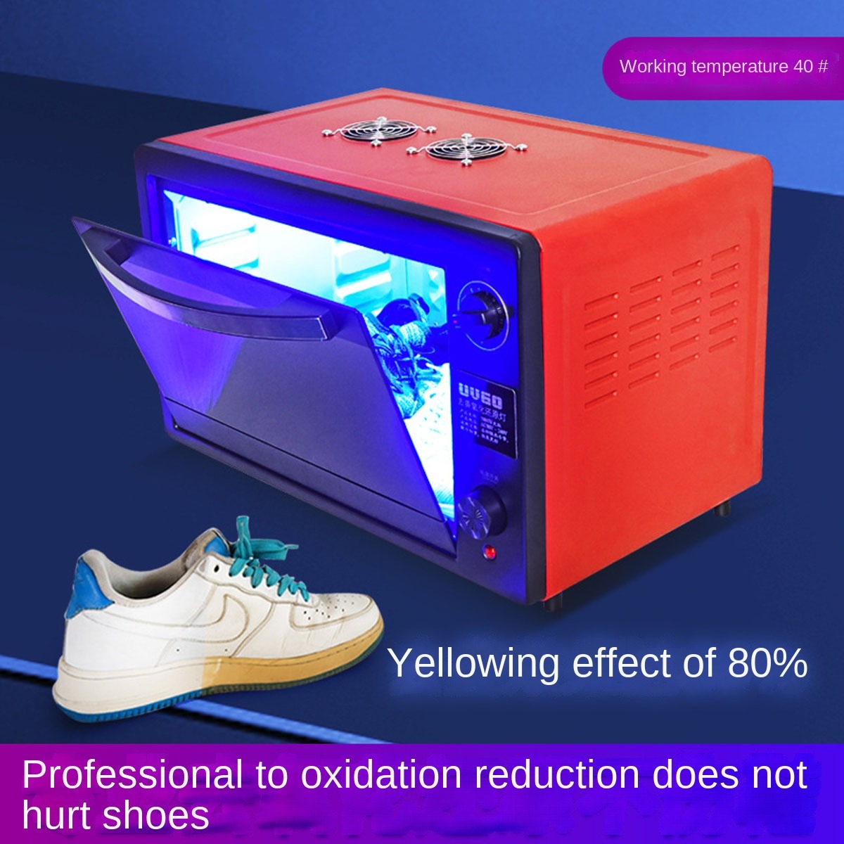 Uv Sole Oxidation - Sapato led máquina de luz caixa