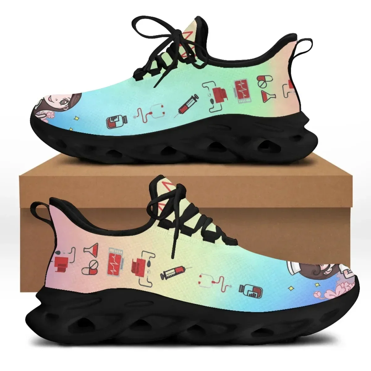 Sneaker Career - Tênis Feminino Esportivo Casual com Estampa