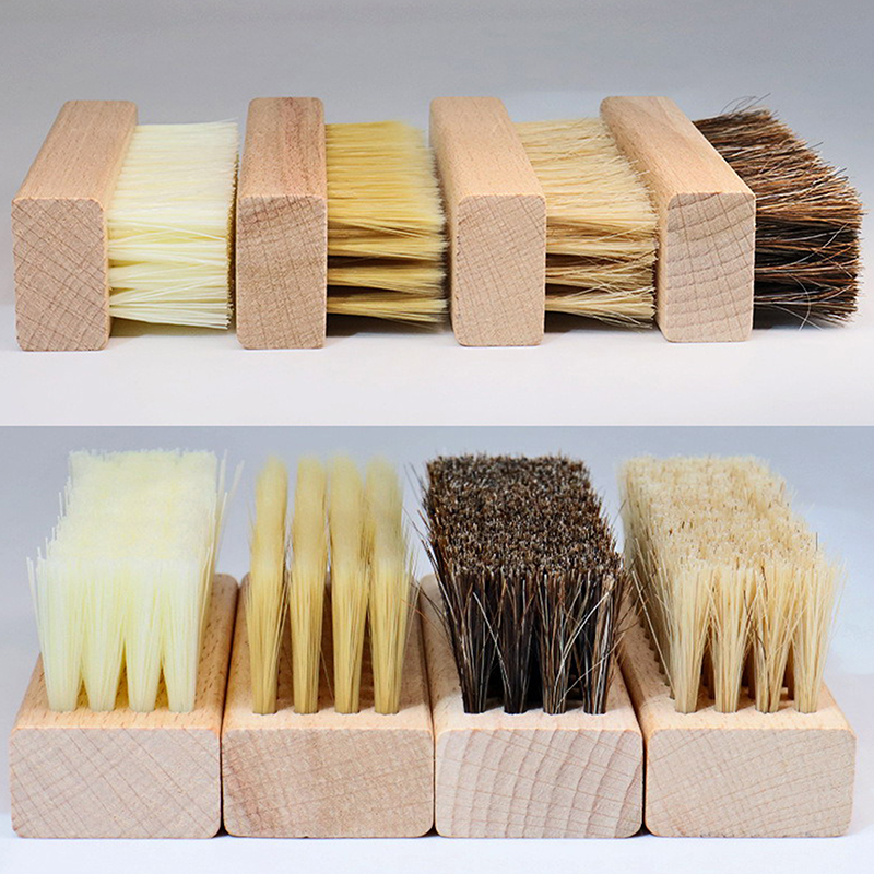 Sneaker Cleaning Kit - Punho de madeira sapato escova, útil,