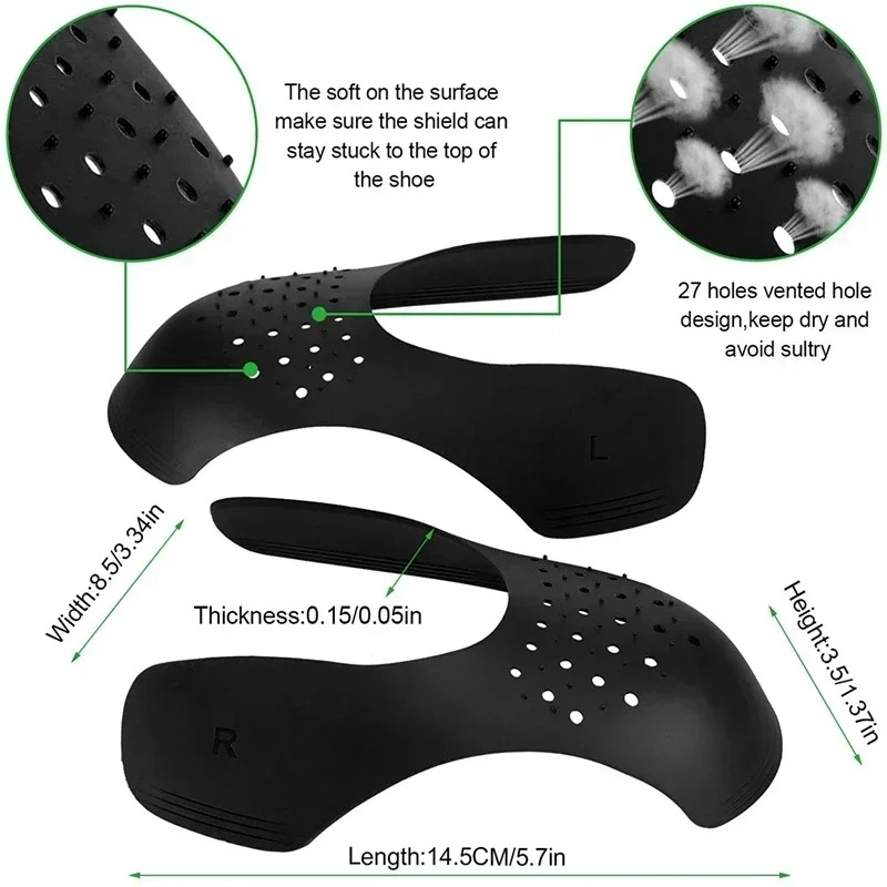 Protetor de sapatos anti-rugas - Sneaker Care Crease Protector avaliação e preço