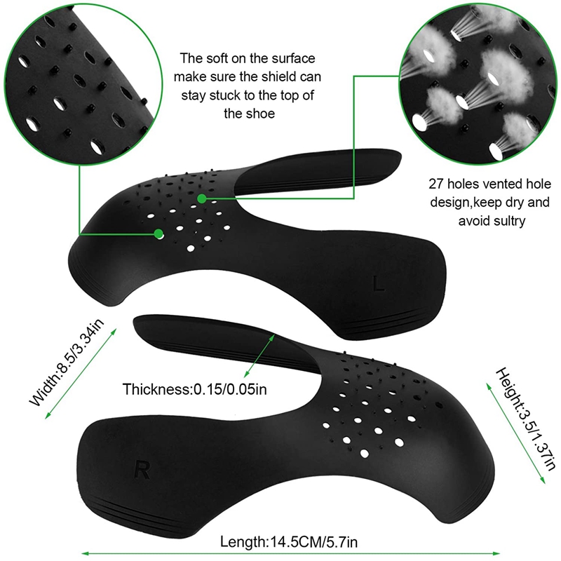 2 pçs protetor de vinco sapato - Sneaker Care Crease Protector avaliação e preço