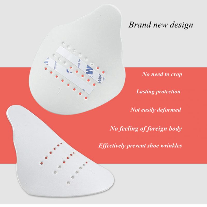 2 pçs sapato de couro toe caps - Sneaker Care Crease Protector avaliação e preço