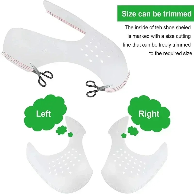 2 Pares de Protetores de Bique - Sneaker Care Crease Protector avaliação e preço