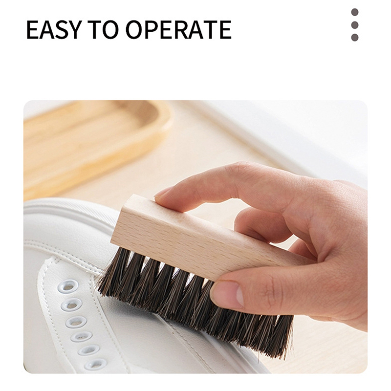 Punho de madeira sapato escova - Sneaker Cleaning Kit avaliação e preço