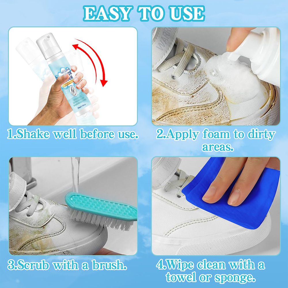 Kit de limpeza de sapatos, lim - Sneaker Cleaning Kit avaliação e preço